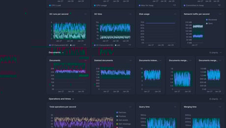Screenshot of dashboard template