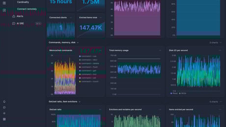 Screenshot of dashboard template