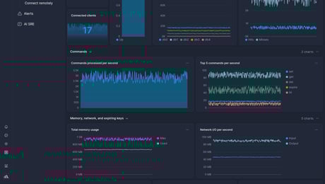 Screenshot of dashboard template