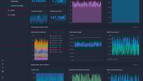 Screenshot of dashboard template